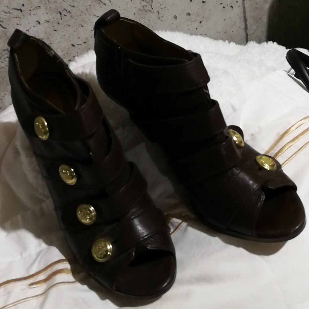 Coach brown booties